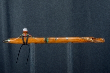 Western Red Cedar Burl Native American Flute, Minor, Mid G-4, #S18K (3)